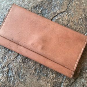 ABLE Debre Distressed Brown Leather Wallet